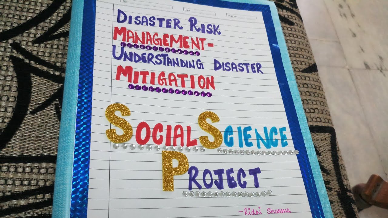 project file on generating awareness on disaster management